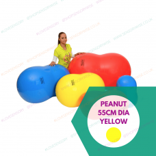 Gymnic Peanut Physio Roll Therapy Ball 55cm Yellow
