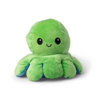 Green and Blue Octopus Colourful Reversible Plush Toy Emotions Green and Blue Octopus Colourful Reversible Plush Toy Emotions