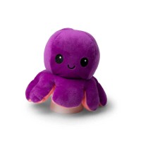 Purple and Pink Octopus Colourful Reversible Plush Toy Emotions Purple and Pink Octopus Colourful Reversible Plush Toy Emotions