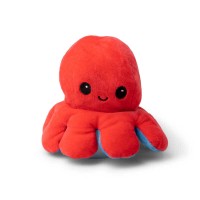Red and Blue Octopus Colourful Reversible Plush Toy Emotions Red and Blue Octopus Colourful Reversible Plush Toy Emotions