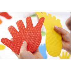 Hand Print Floor Marker 6 Colours Set 6 Pairs