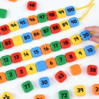 Lacing Number Beads 0-100