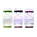 Red and Blue Retro Liquid Motion Oval Shape