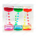 Red and Purple Retro Liquid Motion Single Shape