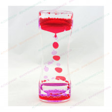 Red and Purple Retro Liquid Motion Single Shape