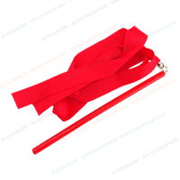 Red Gymnastics Ribbon Dance Glitter Wand 90cm