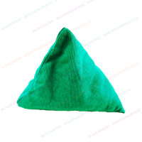 Green Pyramid Cotton Bean Bag