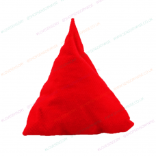 Red Pyramid Cotton Bean Bag