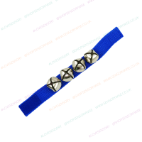 Blue Wrist and Ankle Bells Fabric Band