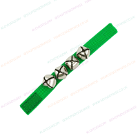 Green Wrist and Ankle Bells Fabric Band