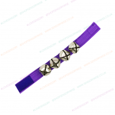 Purple Wrist and Ankle Bells Fabric Band