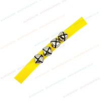 Yellow Wrist and Ankle Bells Fabric Band