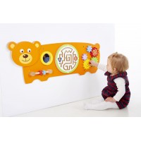 Wooden Bear Activity Wall Toy
