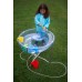 Large Round Clear Activity Tray & Stand Set