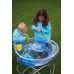 Large Round Clear Activity Tray & Stand Set