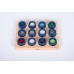 Wooden Touch and Match Board Game